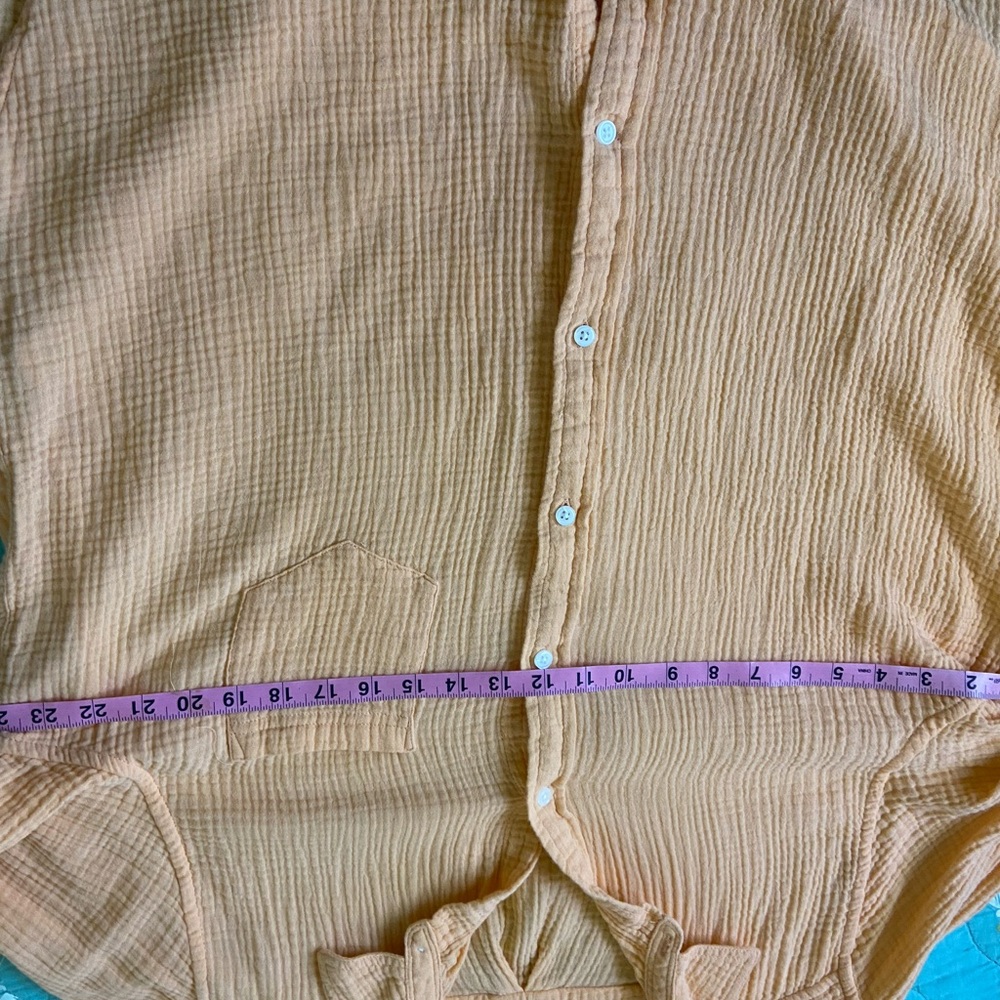 J. Crew Classic-fit double gauze shirt Size 18 - Picture 9 of 10